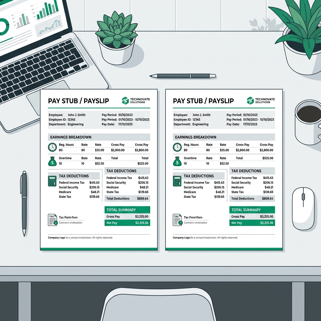 Professional Pay Stub Services